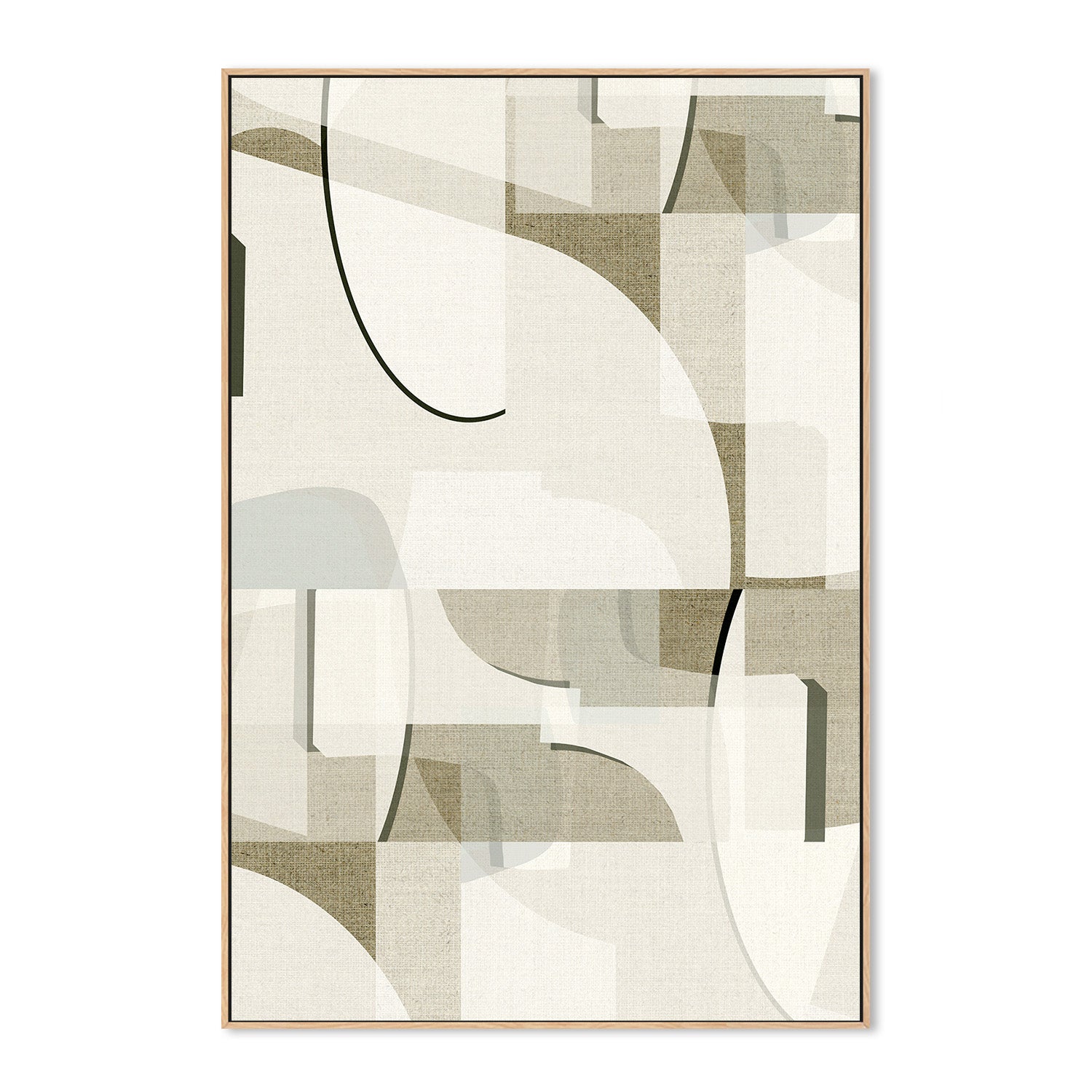 wall-art-print-canvas-poster-framed-Neutral Curves, Style B-4