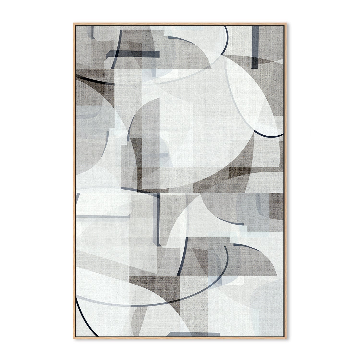 wall-art-print-canvas-poster-framed-Neutral Curves, Style D-4