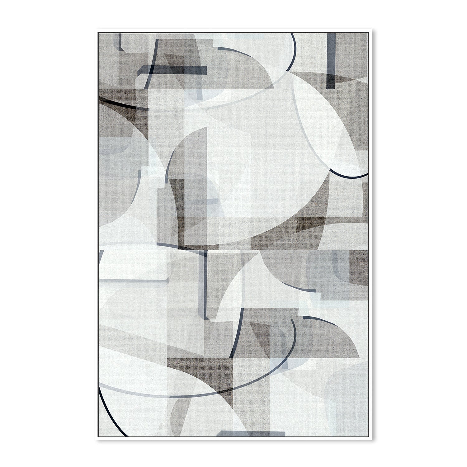 wall-art-print-canvas-poster-framed-Neutral Curves, Style D-5