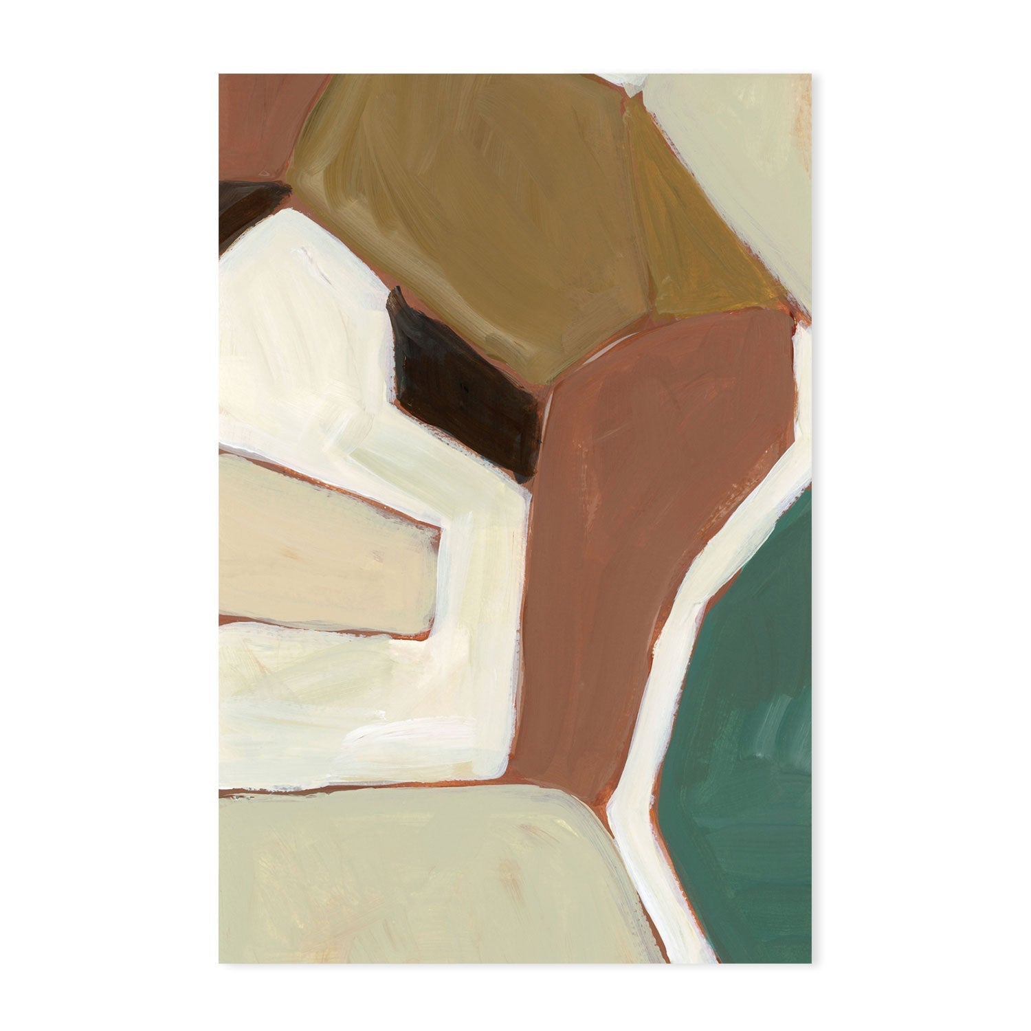 wall-art-print-canvas-poster-framed-Neutral Geometry, Style A-by-Emily Wood-Gioia Wall Art