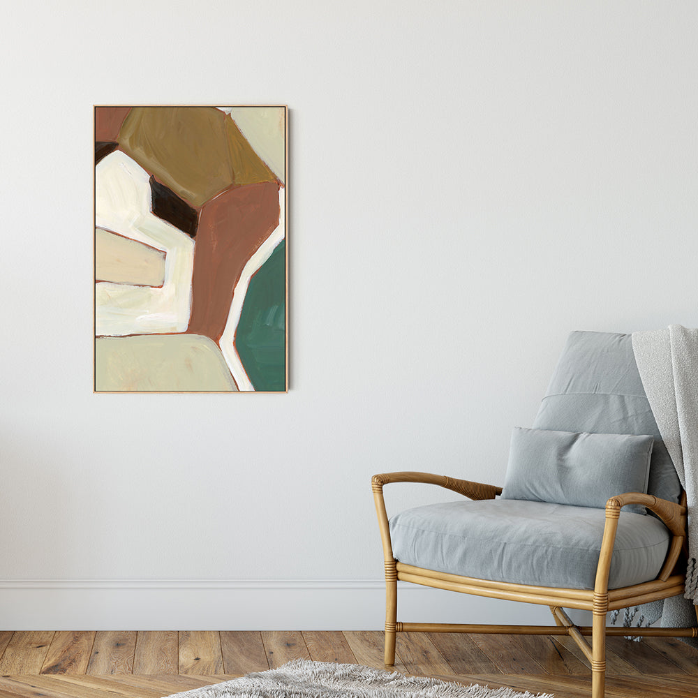 wall-art-print-canvas-poster-framed-Neutral Geometry, Style A-by-Emily Wood-Gioia Wall Art