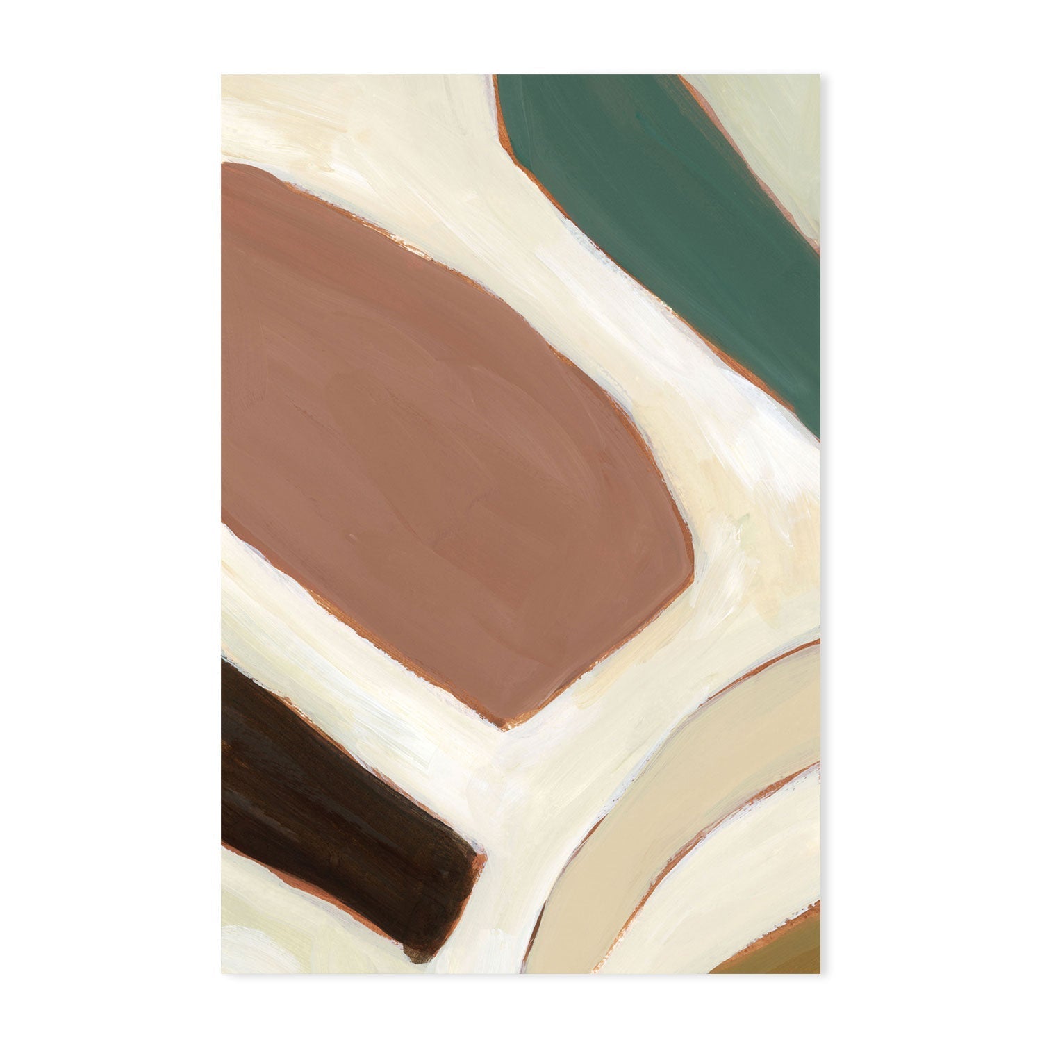 wall-art-print-canvas-poster-framed-Neutral Geometry, Style C-by-Emily Wood-Gioia Wall Art