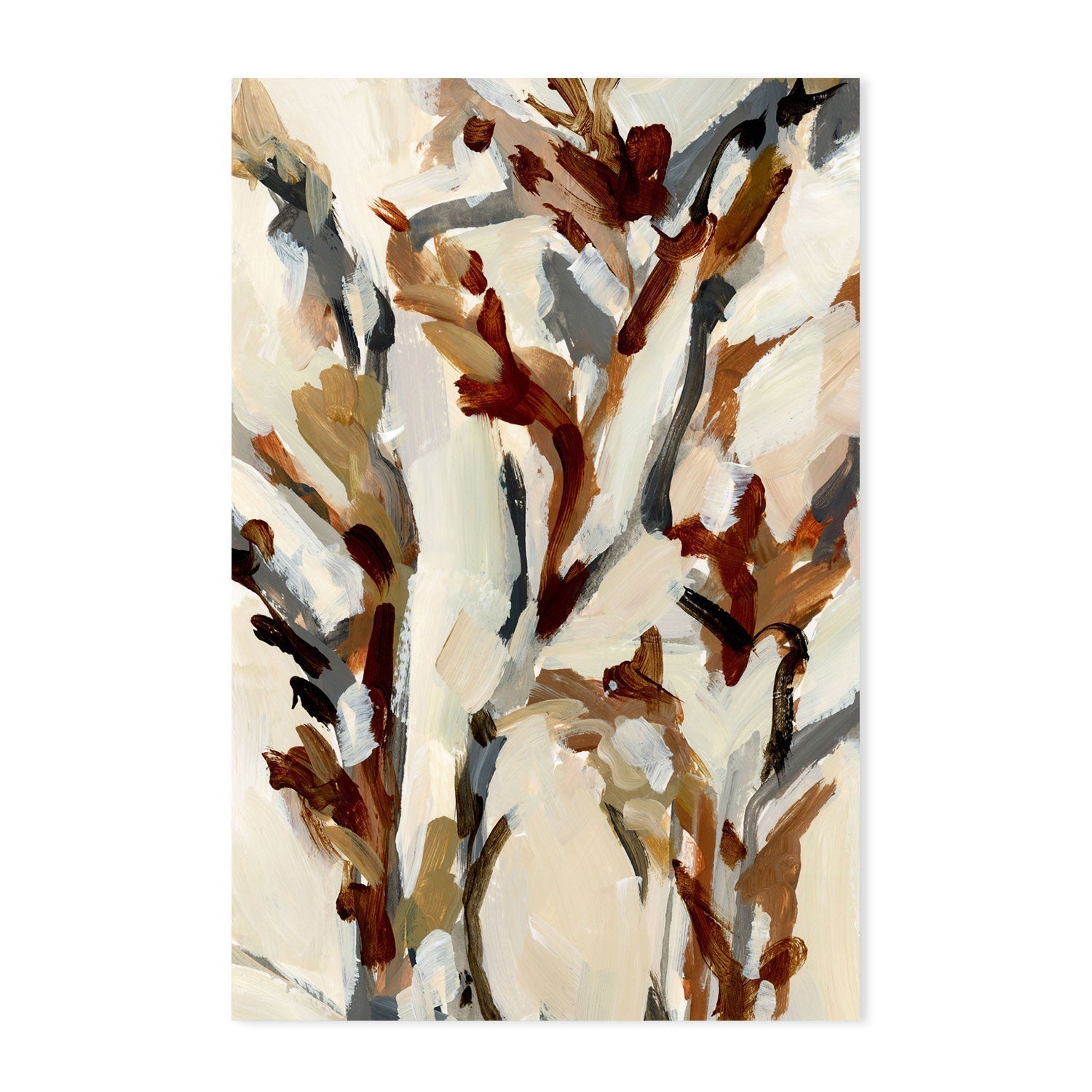 wall-art-print-canvas-poster-framed-Neutral Shrubbery, Style A-by-Emily Wood-Gioia Wall Art