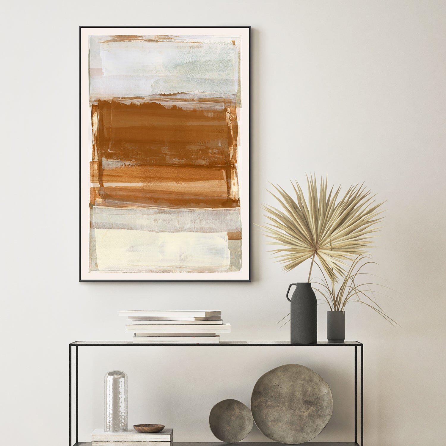 wall-art-print-canvas-poster-framed-Neutral Surface, Style B-7