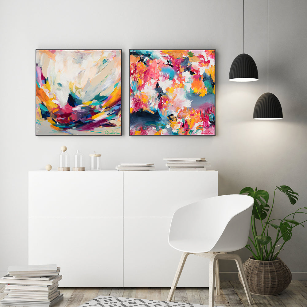 wall-art-print-canvas-poster-framed-New Beginnings in Autumn, Set Of 2 , By Amira Rahim-GIOIA-WALL-ART