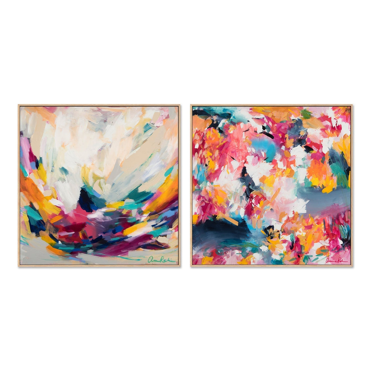 wall-art-print-canvas-poster-framed-New Beginnings in Autumn, Set Of 2 , By Amira Rahim-GIOIA-WALL-ART