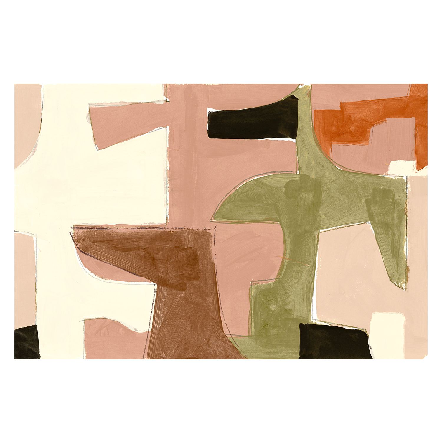 wall-art-print-canvas-poster-framed-New Jigsaw, Style A , By Cartissi-1