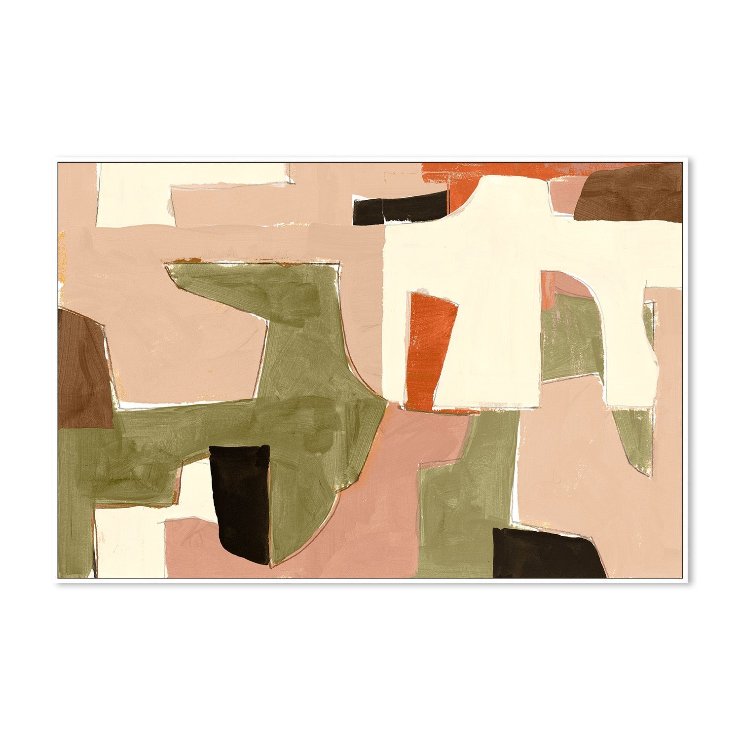 wall-art-print-canvas-poster-framed-New Jigsaw, Style B , By Cartissi-5
