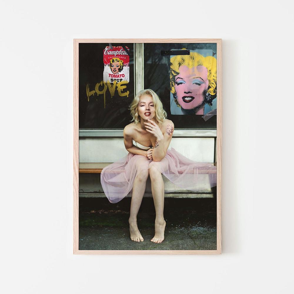 wall-art-print-canvas-poster-framed-New Marilyn-6