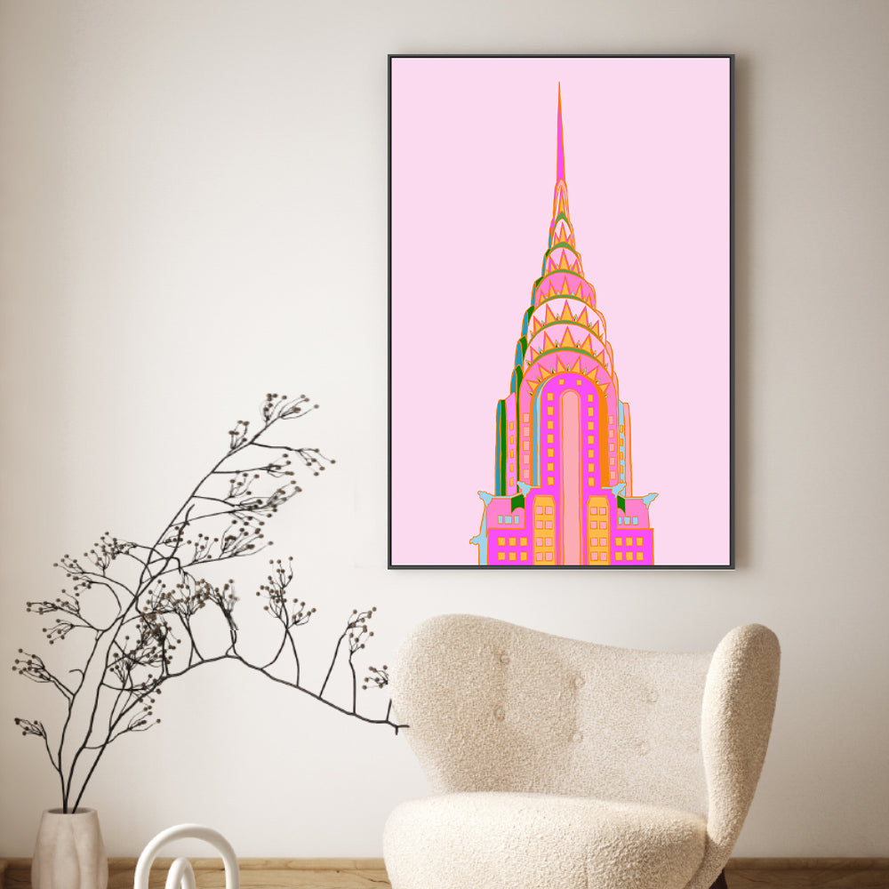 wall-art-print-canvas-poster-framed-New York Skyscraper-2