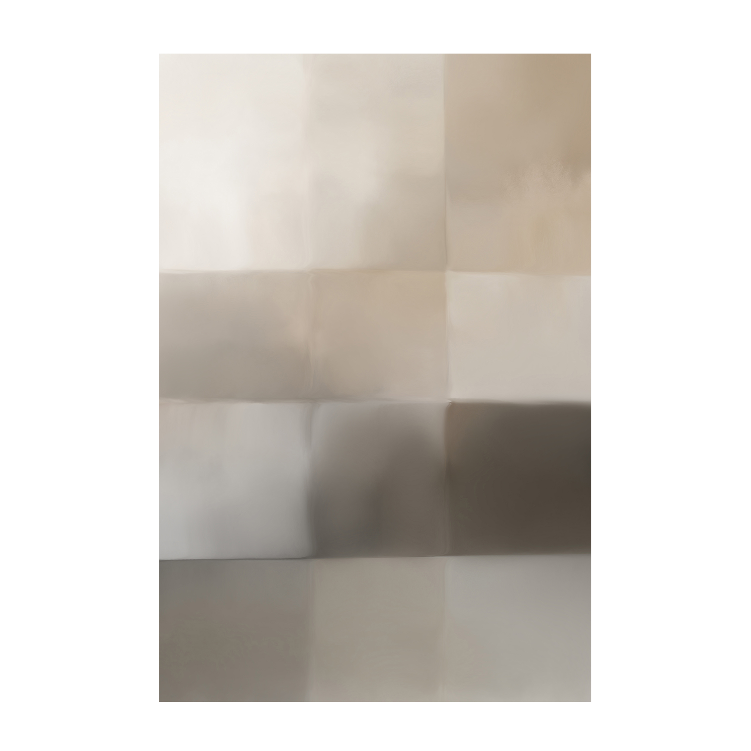 wall-art-print-canvas-poster-framed-Next Time, Neutral Abstract, Style B , By Karine Tonial Grimm-1