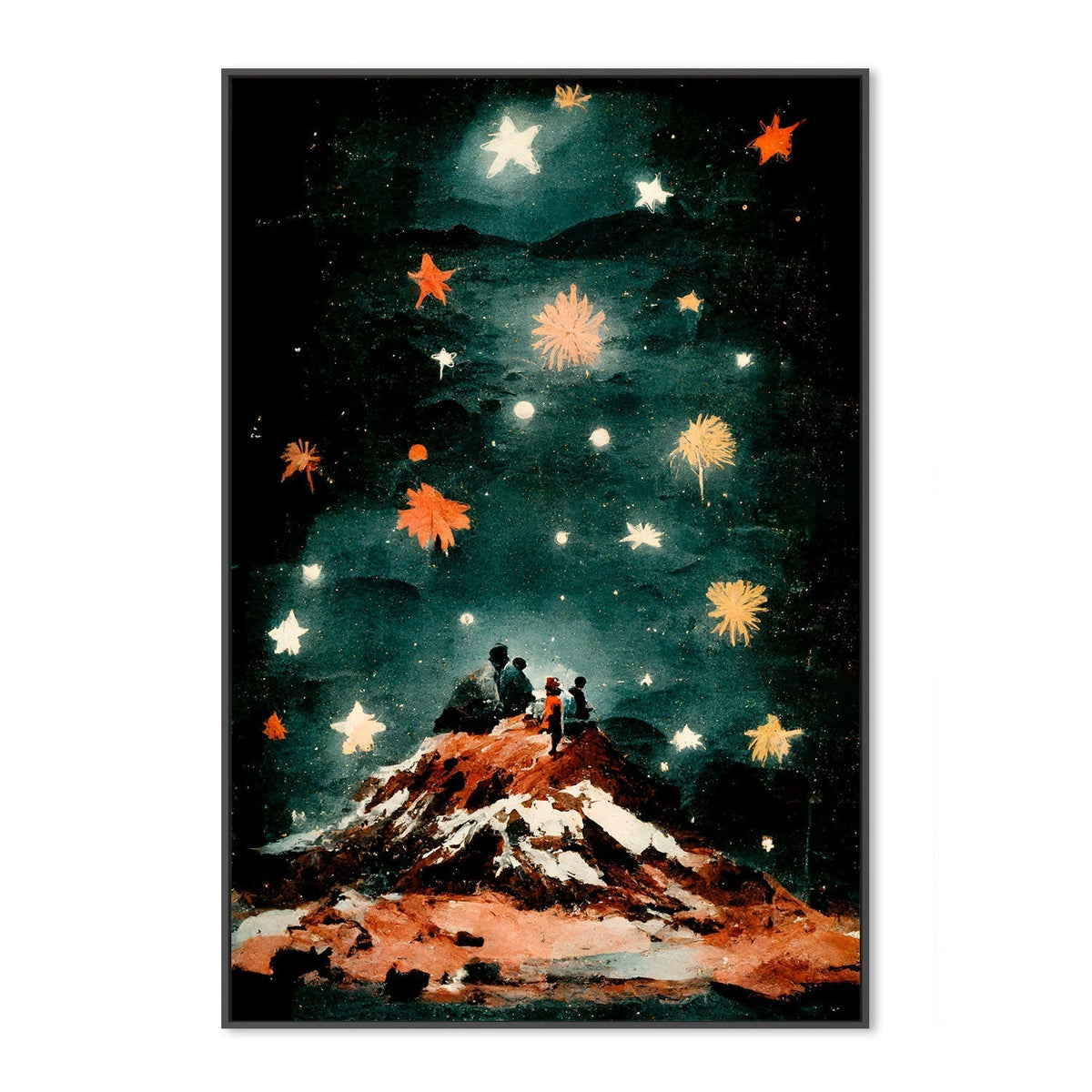 wall-art-print-canvas-poster-framed-Night Of The Stars , By Treechild-GIOIA-WALL-ART