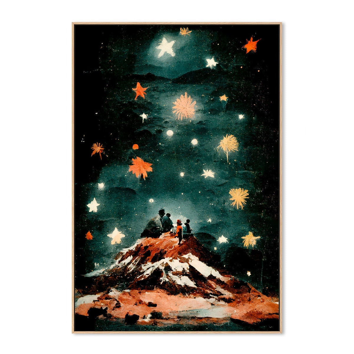 wall-art-print-canvas-poster-framed-Night Of The Stars , By Treechild-GIOIA-WALL-ART