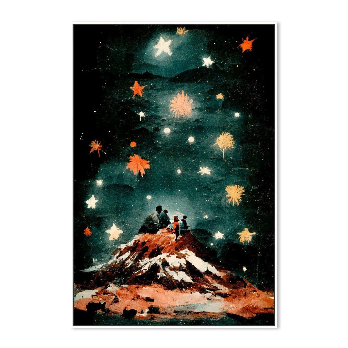 wall-art-print-canvas-poster-framed-Night Of The Stars , By Treechild-GIOIA-WALL-ART