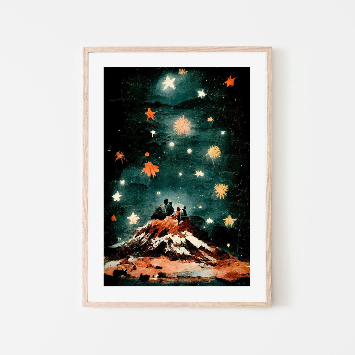 wall-art-print-canvas-poster-framed-Night Of The Stars , By Treechild-GIOIA-WALL-ART