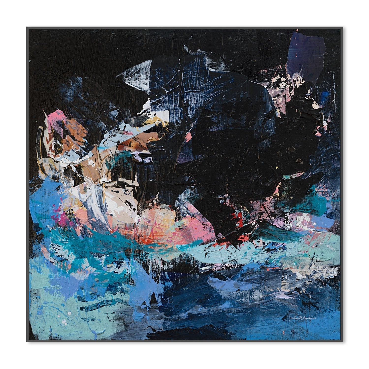 wall-art-print-canvas-poster-framed-Night Swim , By Jocelyn Elizabeth-3