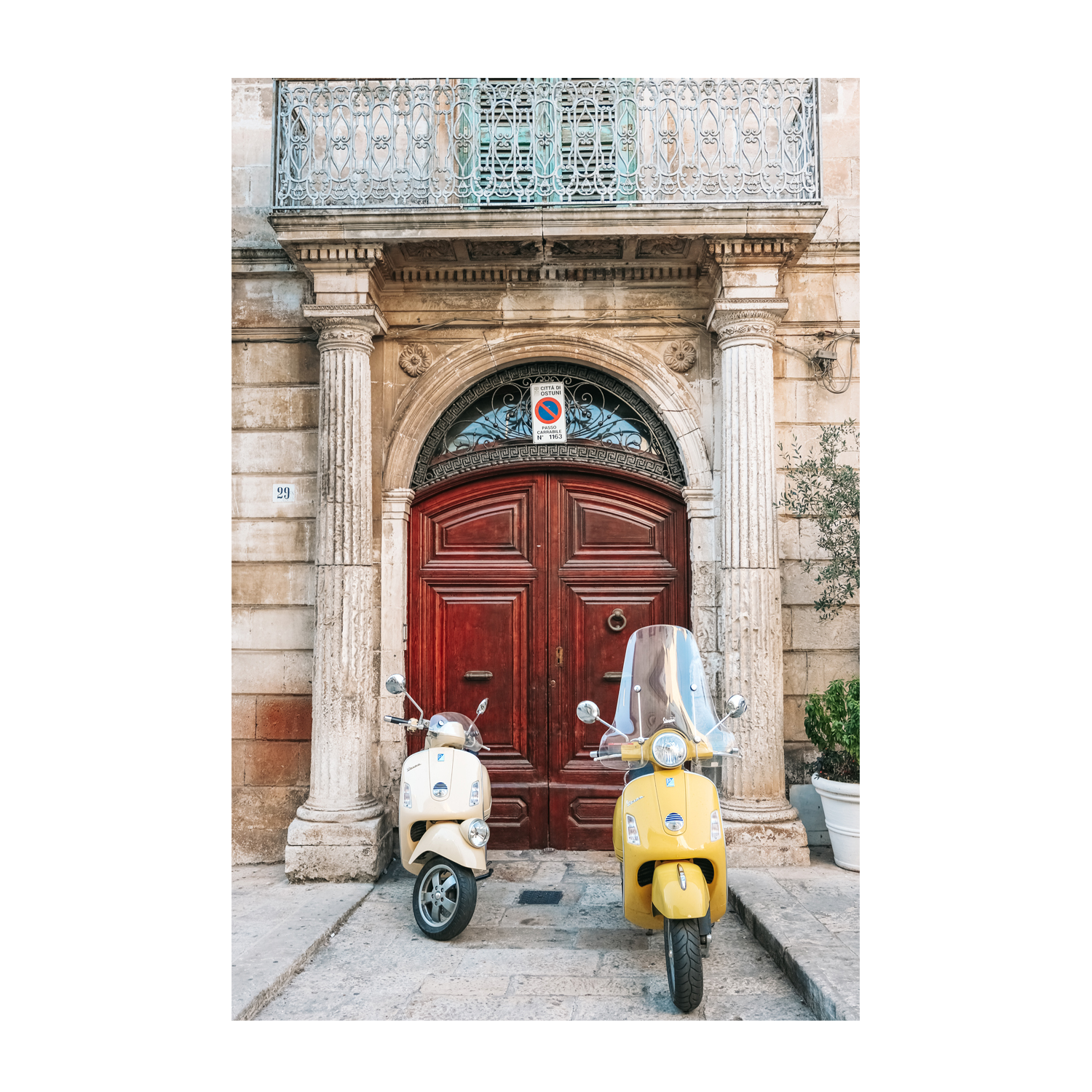 wall-art-print-canvas-poster-framed-No parking , By Leggera Studio-GIOIA-WALL-ART