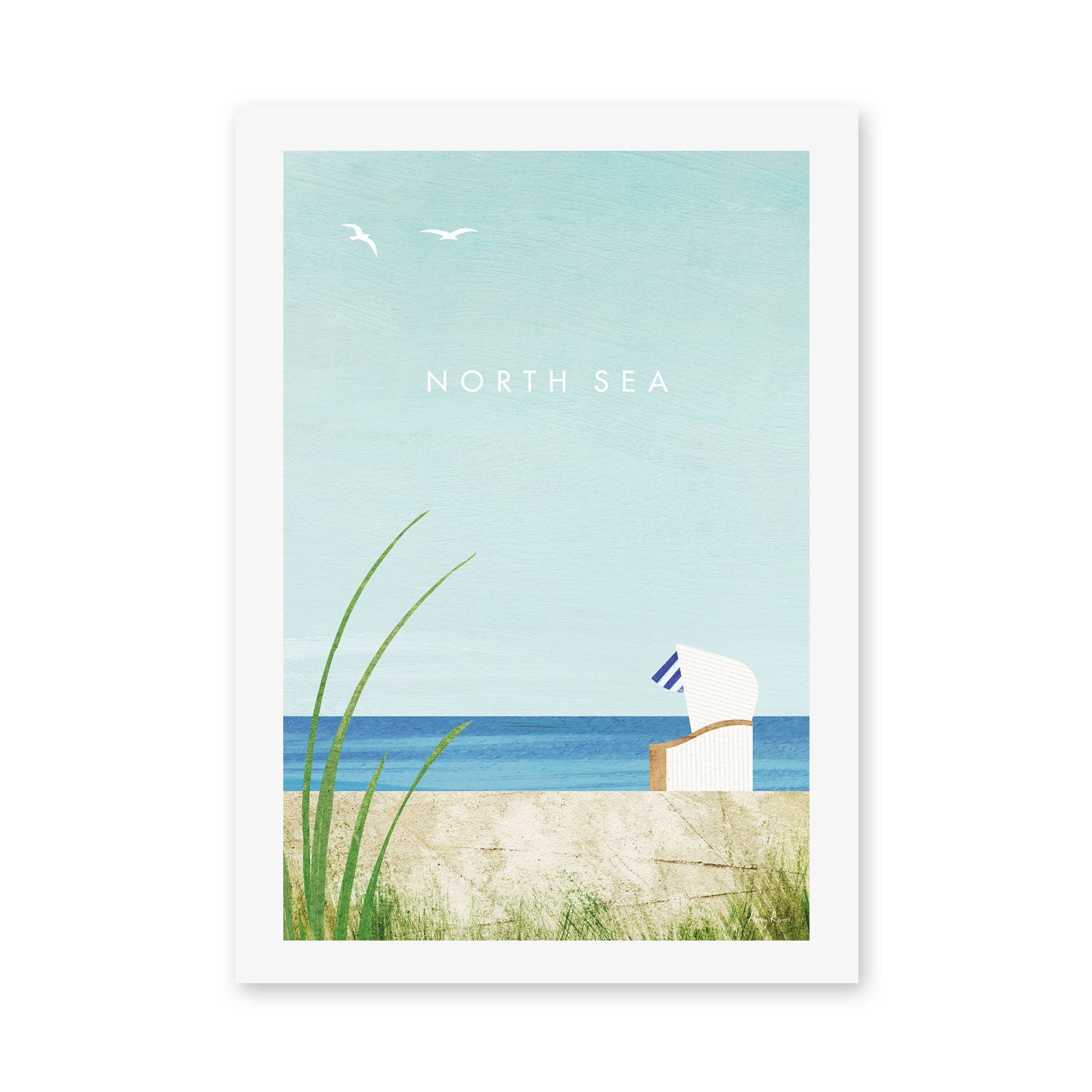 wall-art-print-canvas-poster-framed-North Sea , By Henry Rivers-GIOIA-WALL-ART