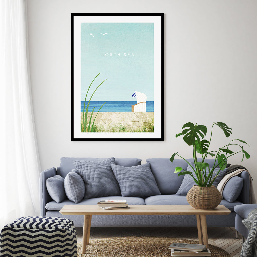 wall-art-print-canvas-poster-framed-North Sea , By Henry Rivers-GIOIA-WALL-ART