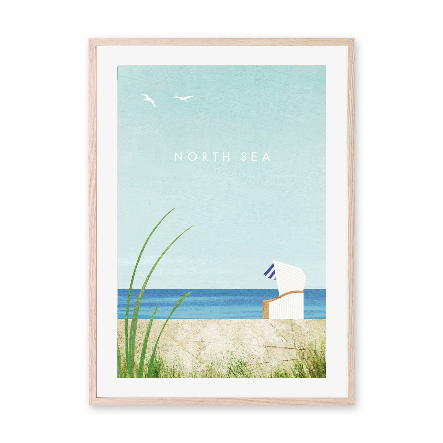 wall-art-print-canvas-poster-framed-North Sea , By Henry Rivers-GIOIA-WALL-ART