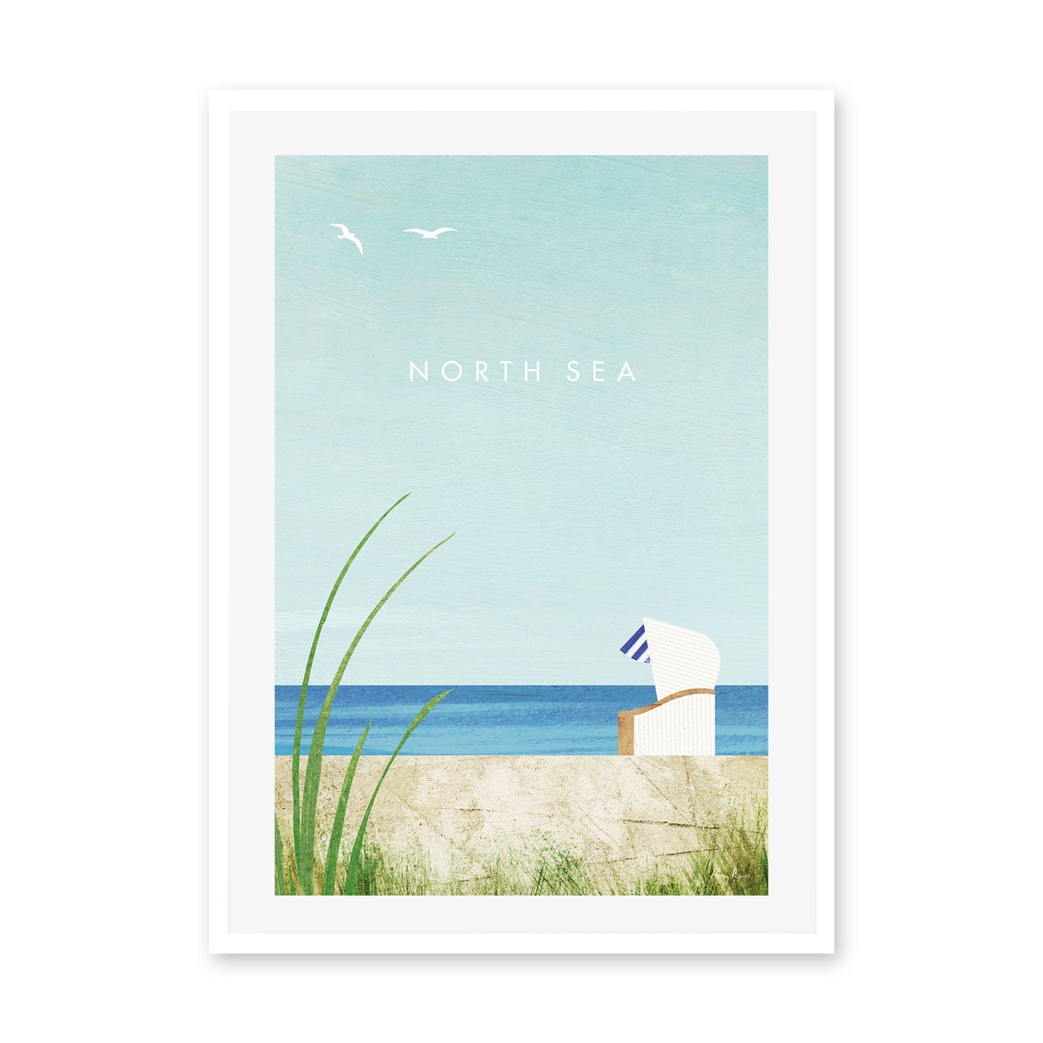 wall-art-print-canvas-poster-framed-North Sea , By Henry Rivers-GIOIA-WALL-ART