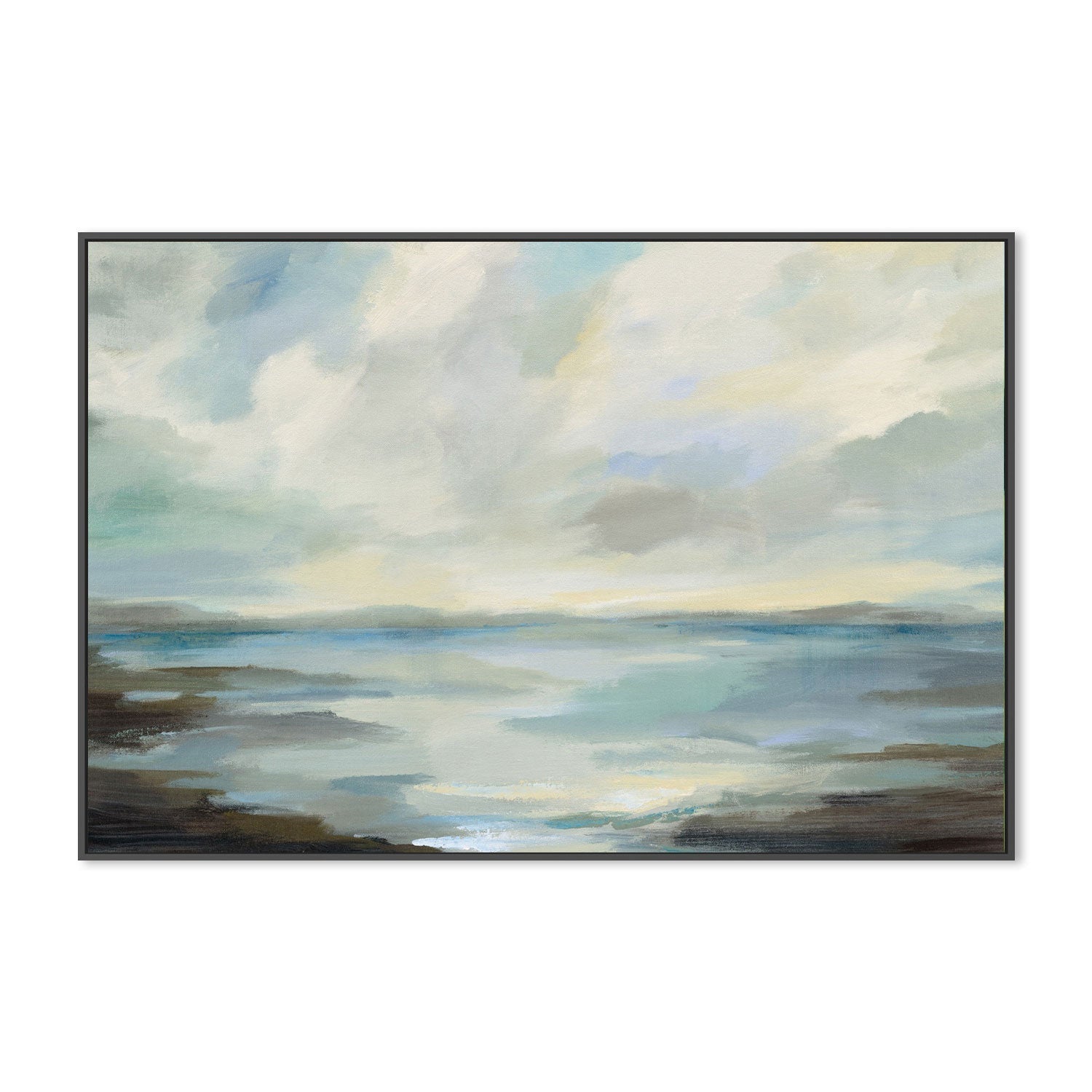 wall-art-print-canvas-poster-framed-Northern Lagoon-by-Silvia Vassileva-Gioia Wall Art
