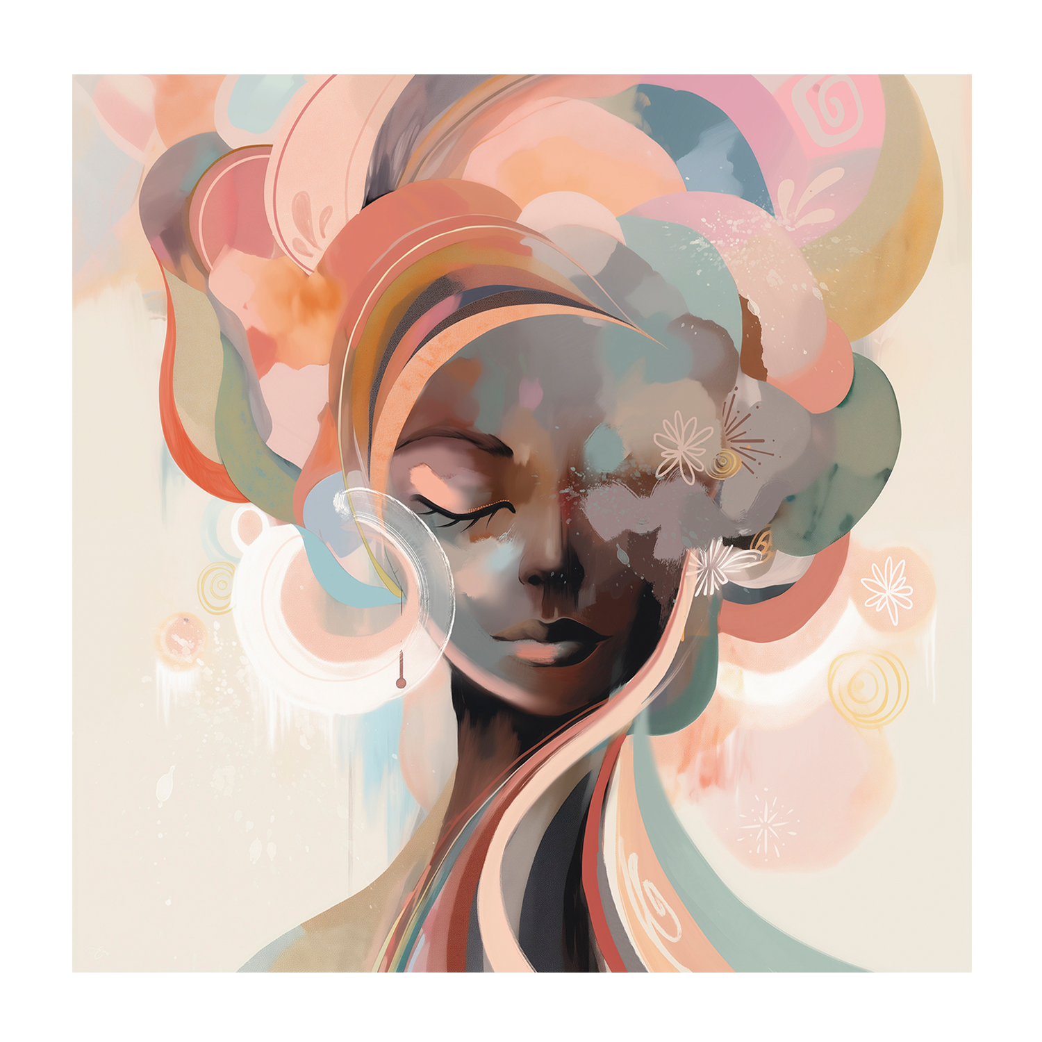 wall-art-print-canvas-poster-framed-Nyla Blossom , By Bella Eve-1