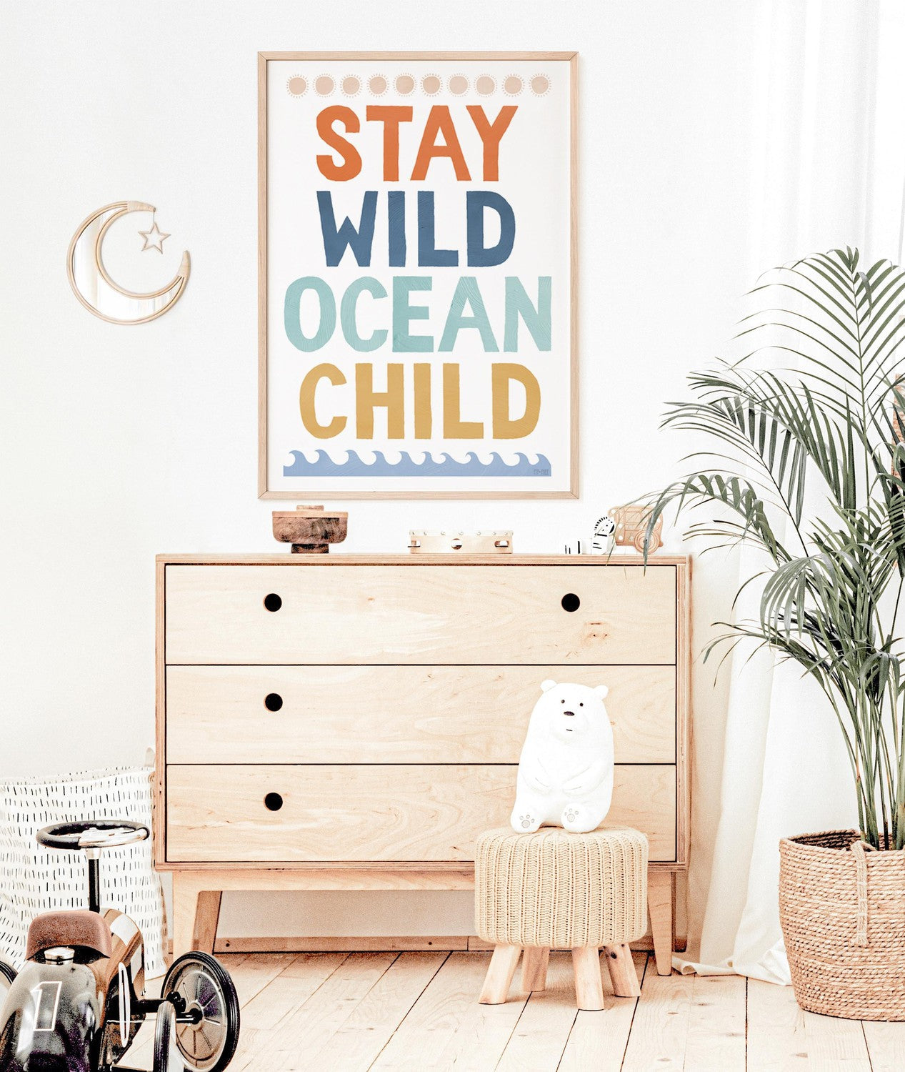 wall-art-print-canvas-poster-framed-Ocean Child , By Pip and Phee-1
