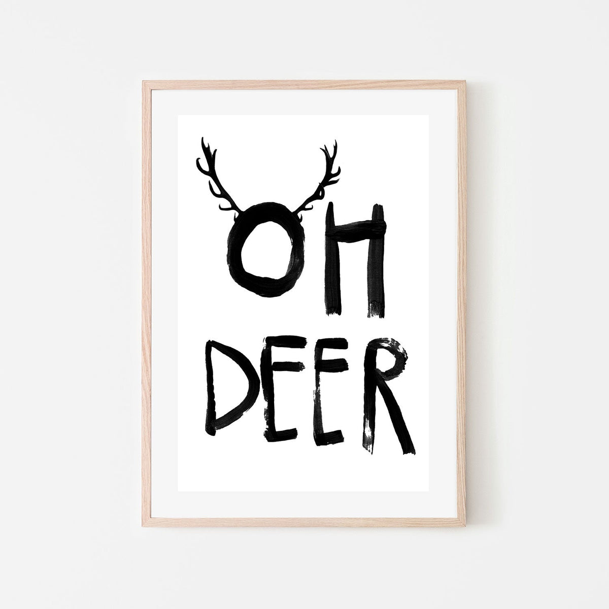 wall-art-print-canvas-poster-framed-Oh Deer , By Treechild-GIOIA-WALL-ART