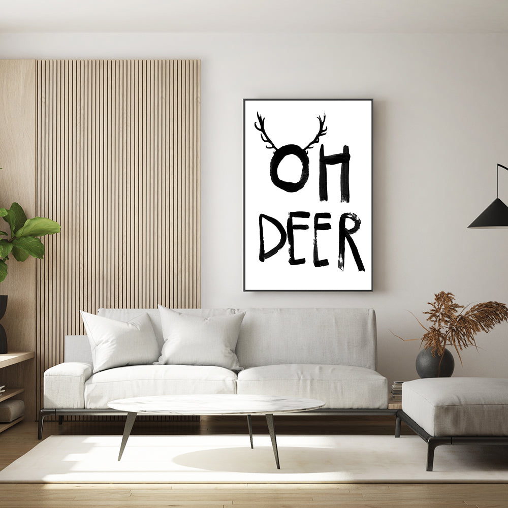 wall-art-print-canvas-poster-framed-Oh Deer , By Treechild-GIOIA-WALL-ART
