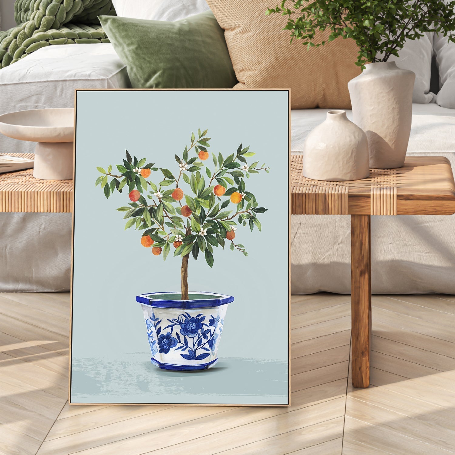 wall-art-print-canvas-poster-framed-Olive Tree, Style B , By Asia Jensen-2