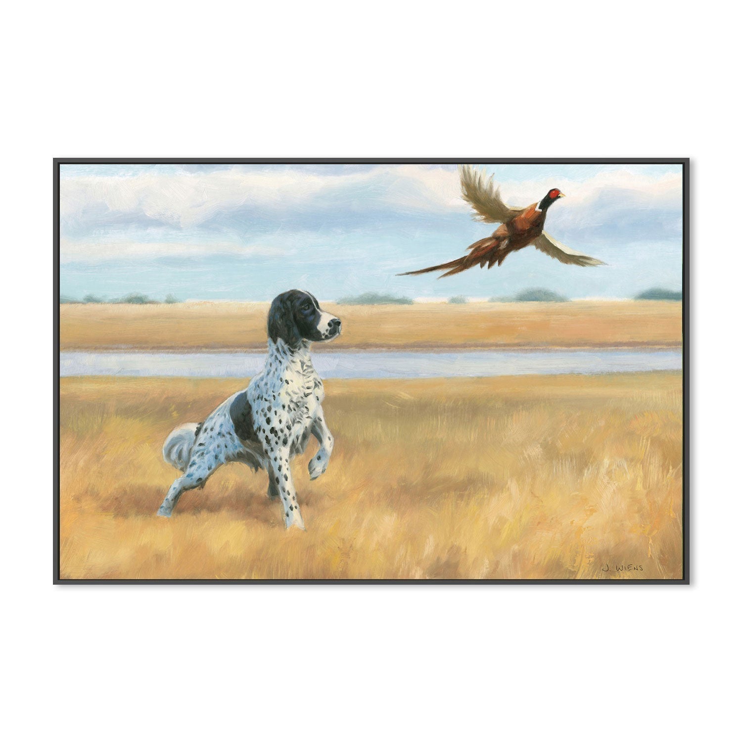 wall-art-print-canvas-poster-framed-On Point by the River-by-James Wiens-Gioia Wall Art