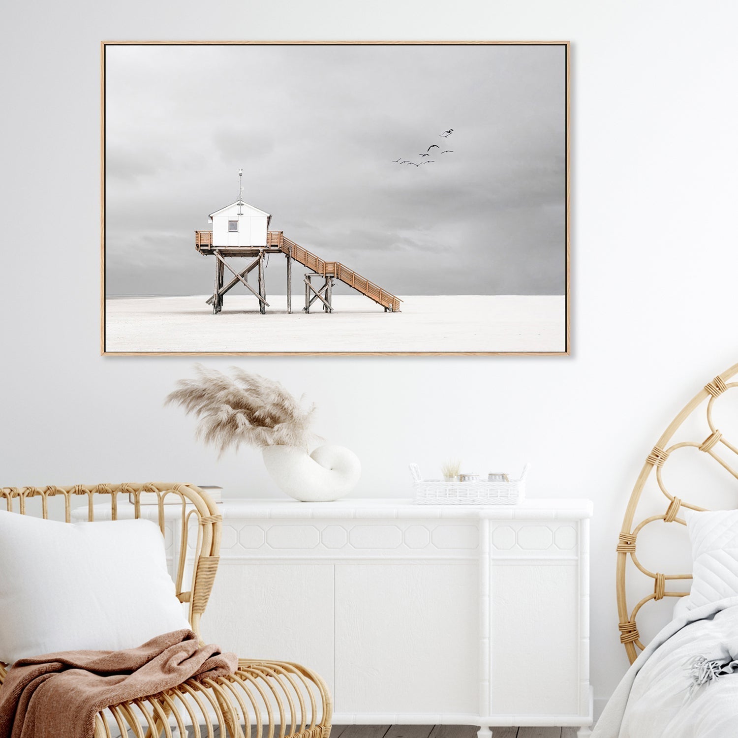 wall-art-print-canvas-poster-framed-On The Beach, by Rolf Endermann-by-Plus X Studio-Gioia Wall Art