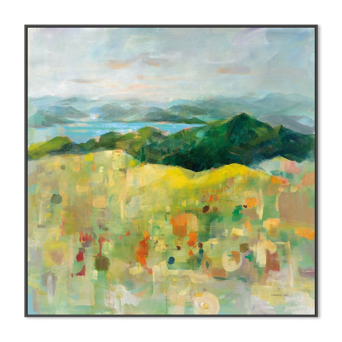 wall-art-print-canvas-poster-framed-On the Headland-by-Danhui Nai-Gioia Wall Art