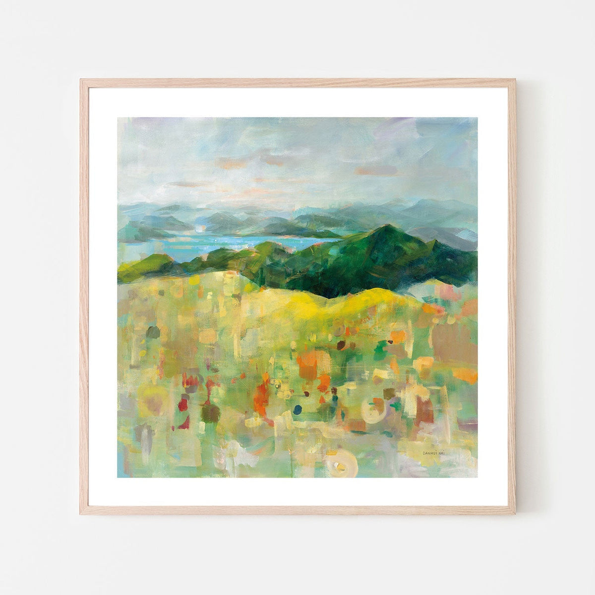 wall-art-print-canvas-poster-framed-On the Headland-by-Danhui Nai-Gioia Wall Art