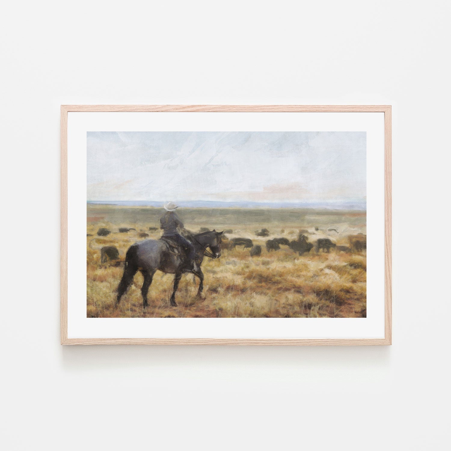 wall-art-print-canvas-poster-framed-On The Range, Style A , By Nina Blue-6