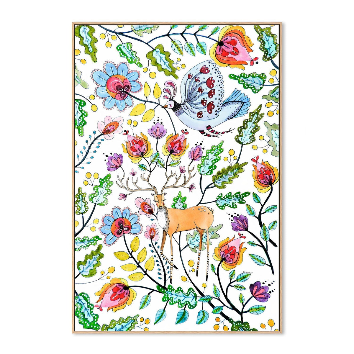 wall-art-print-canvas-poster-framed-Once Upon A Time , By Sylvie Demers-GIOIA-WALL-ART