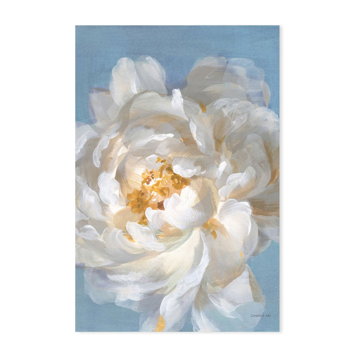 wall-art-print-canvas-poster-framed-Open Petals, Set of 2-by-Danhui Nai-Gioia Wall Art