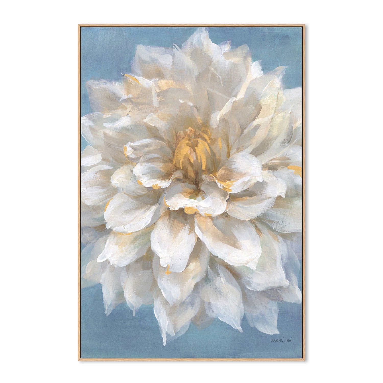 wall-art-print-canvas-poster-framed-Open Petals, Style B-by-Danhui Nai-Gioia Wall Art
