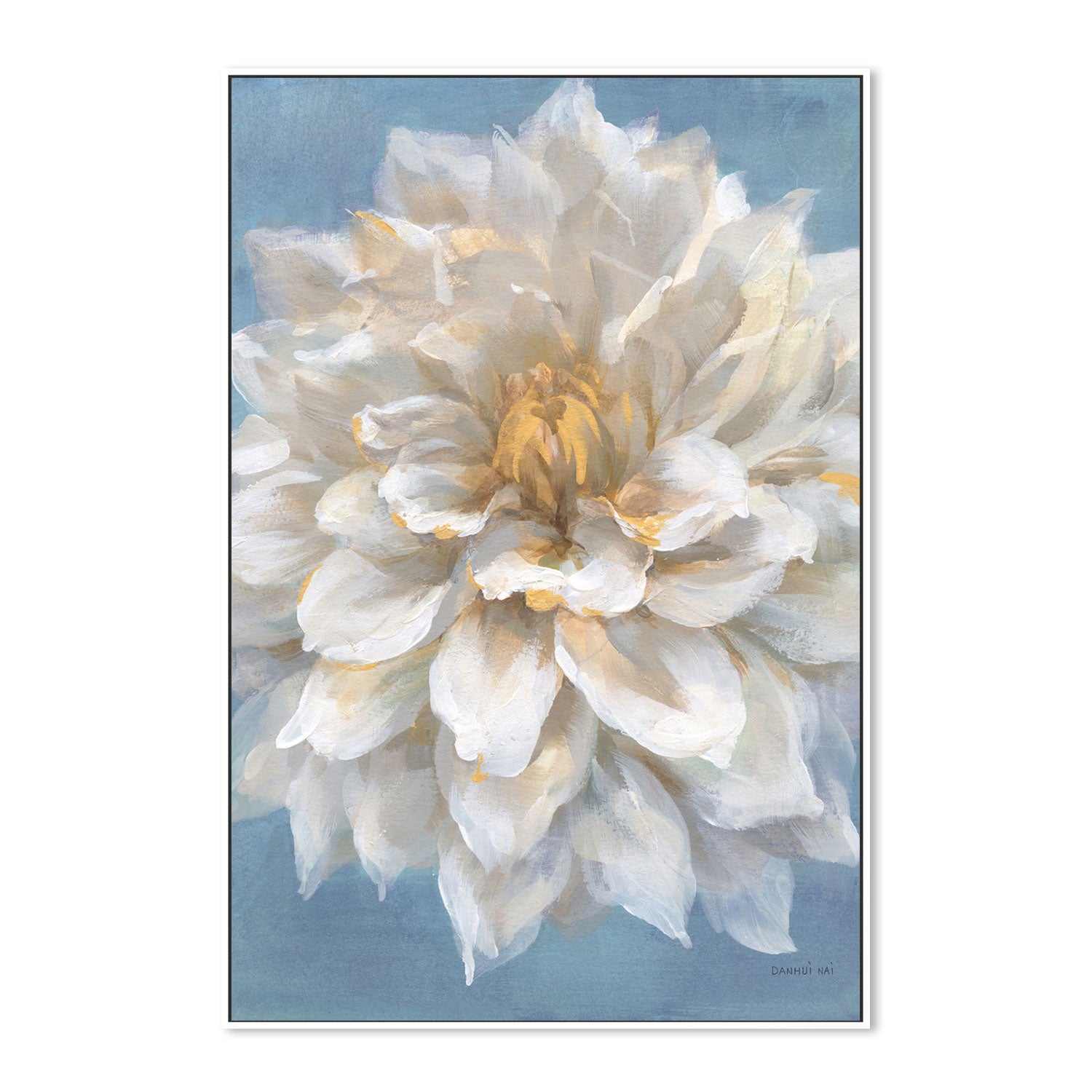 wall-art-print-canvas-poster-framed-Open Petals, Style B-by-Danhui Nai-Gioia Wall Art