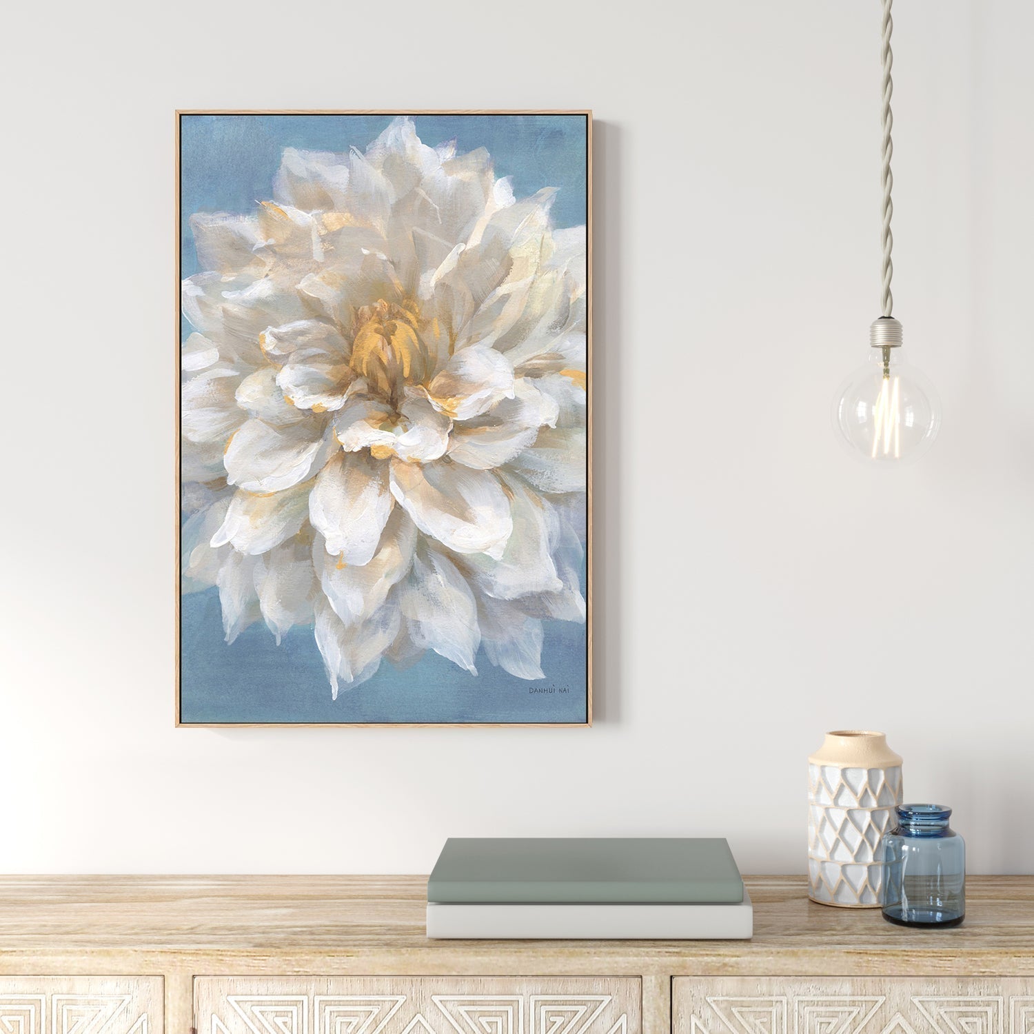 wall-art-print-canvas-poster-framed-Open Petals, Style B-by-Danhui Nai-Gioia Wall Art
