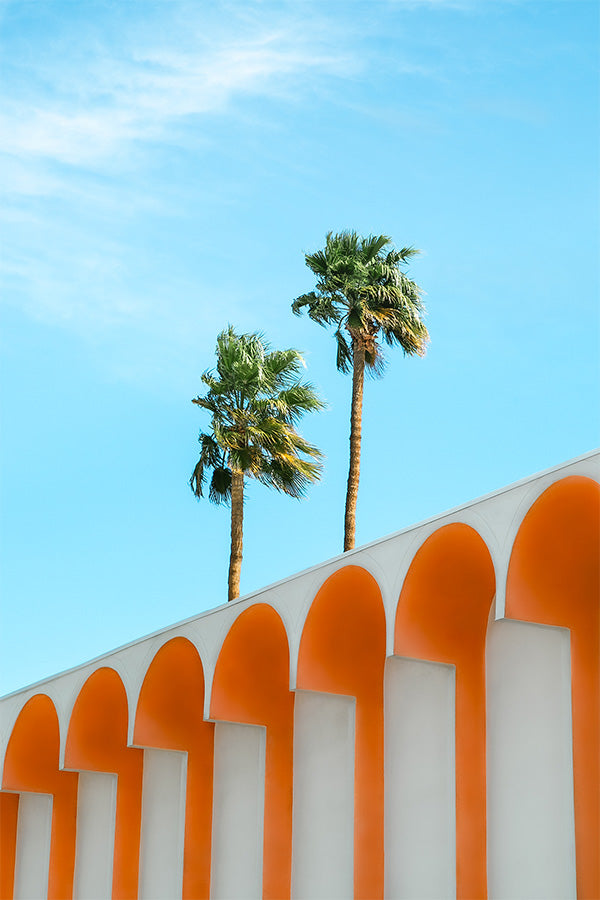 wall-art-print-canvas-poster-framed-Orange Arches , By Tricia Brennan-1