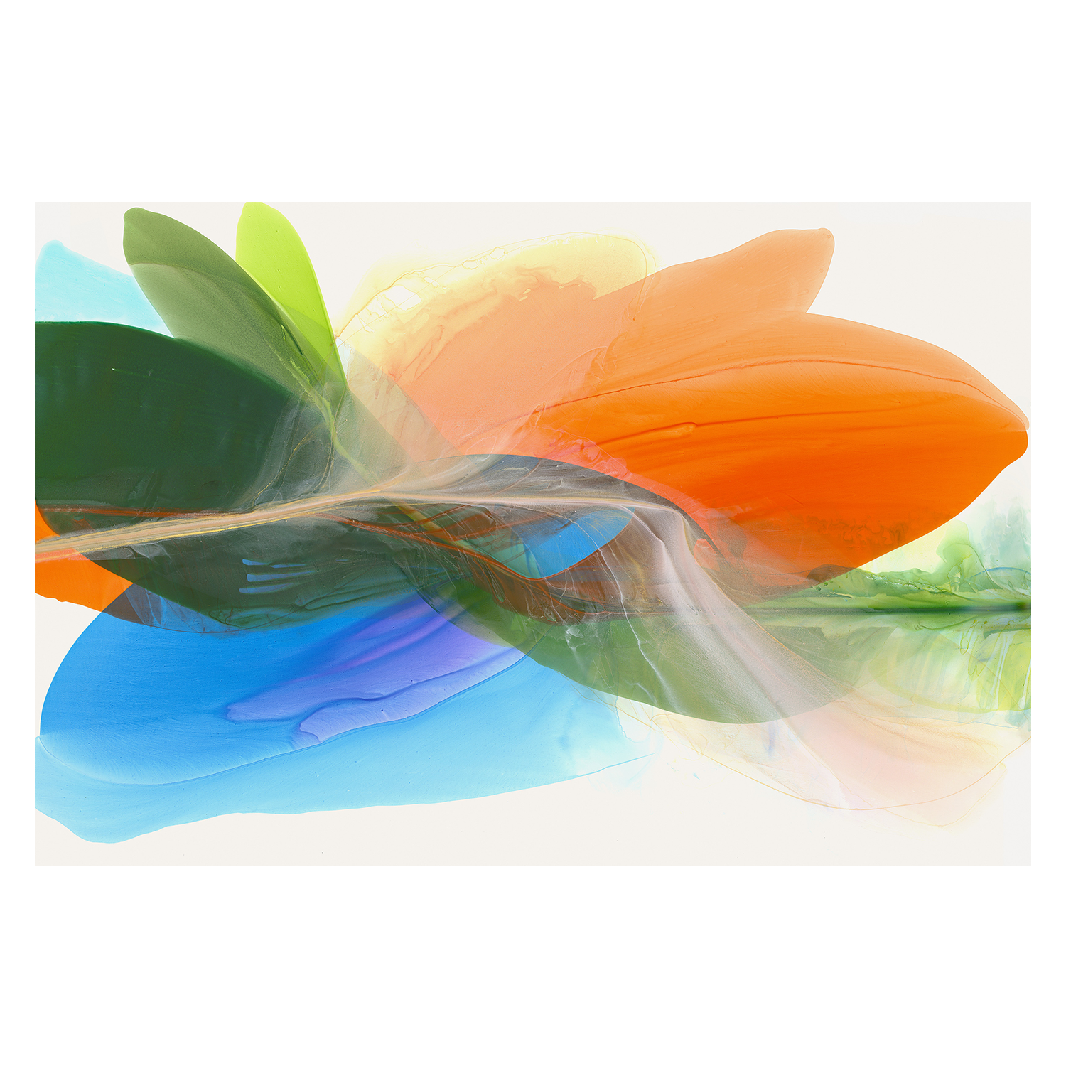 wall-art-print-canvas-poster-framed-Orange Burst-1