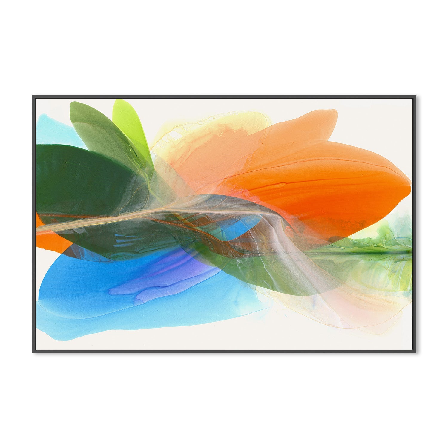 wall-art-print-canvas-poster-framed-Orange Burst-3