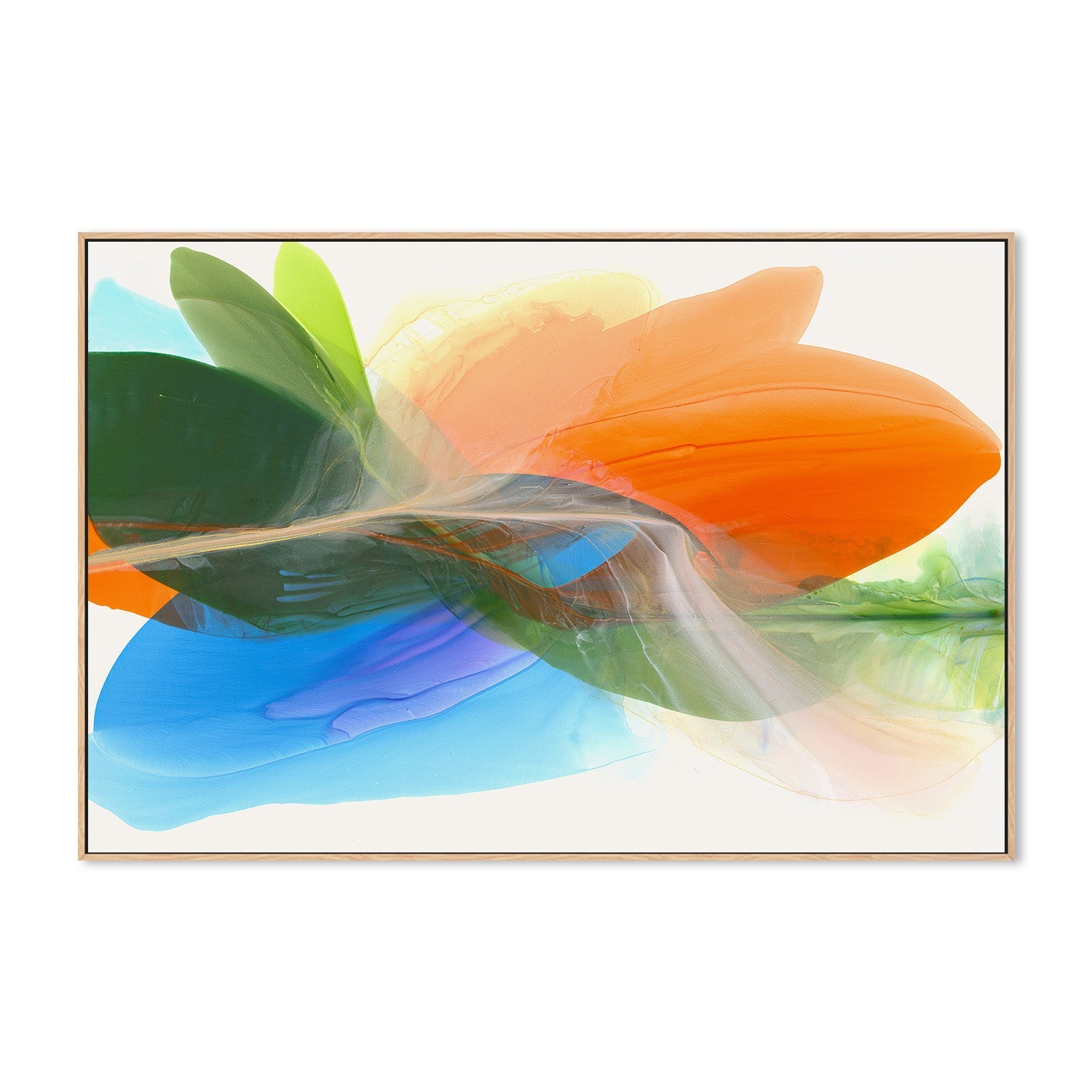 wall-art-print-canvas-poster-framed-Orange Burst-4
