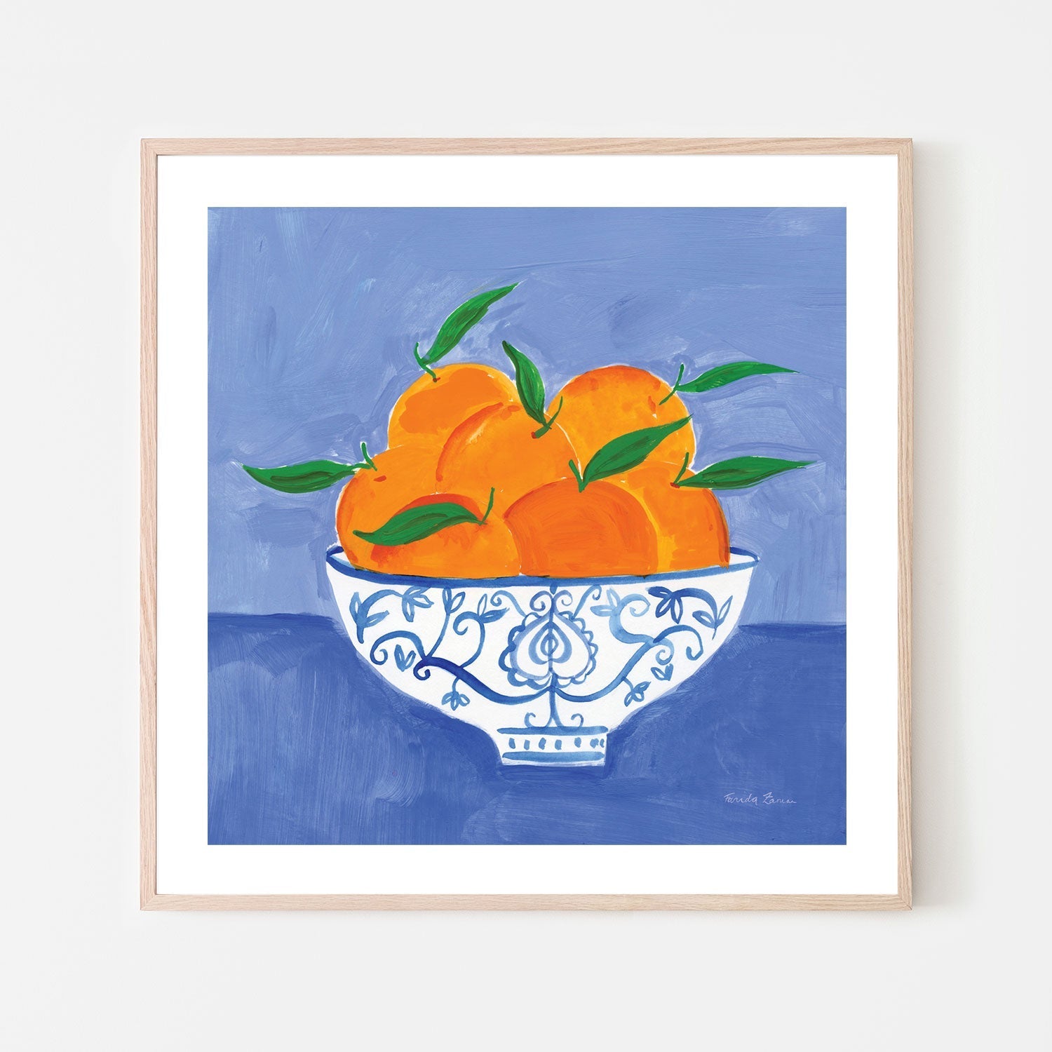 wall-art-print-canvas-poster-framed-Orange Still Life , By Farida Zaman-6