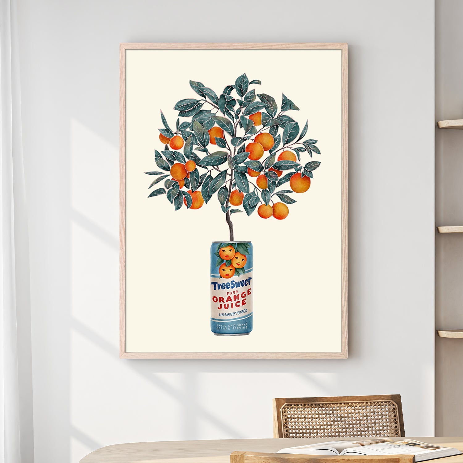 wall-art-print-canvas-poster-framed-Orange Tree-2
