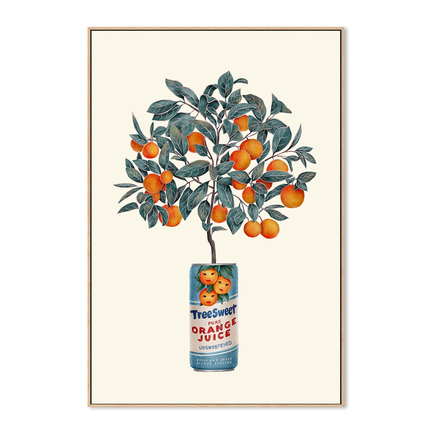 wall-art-print-canvas-poster-framed-Orange Tree-4