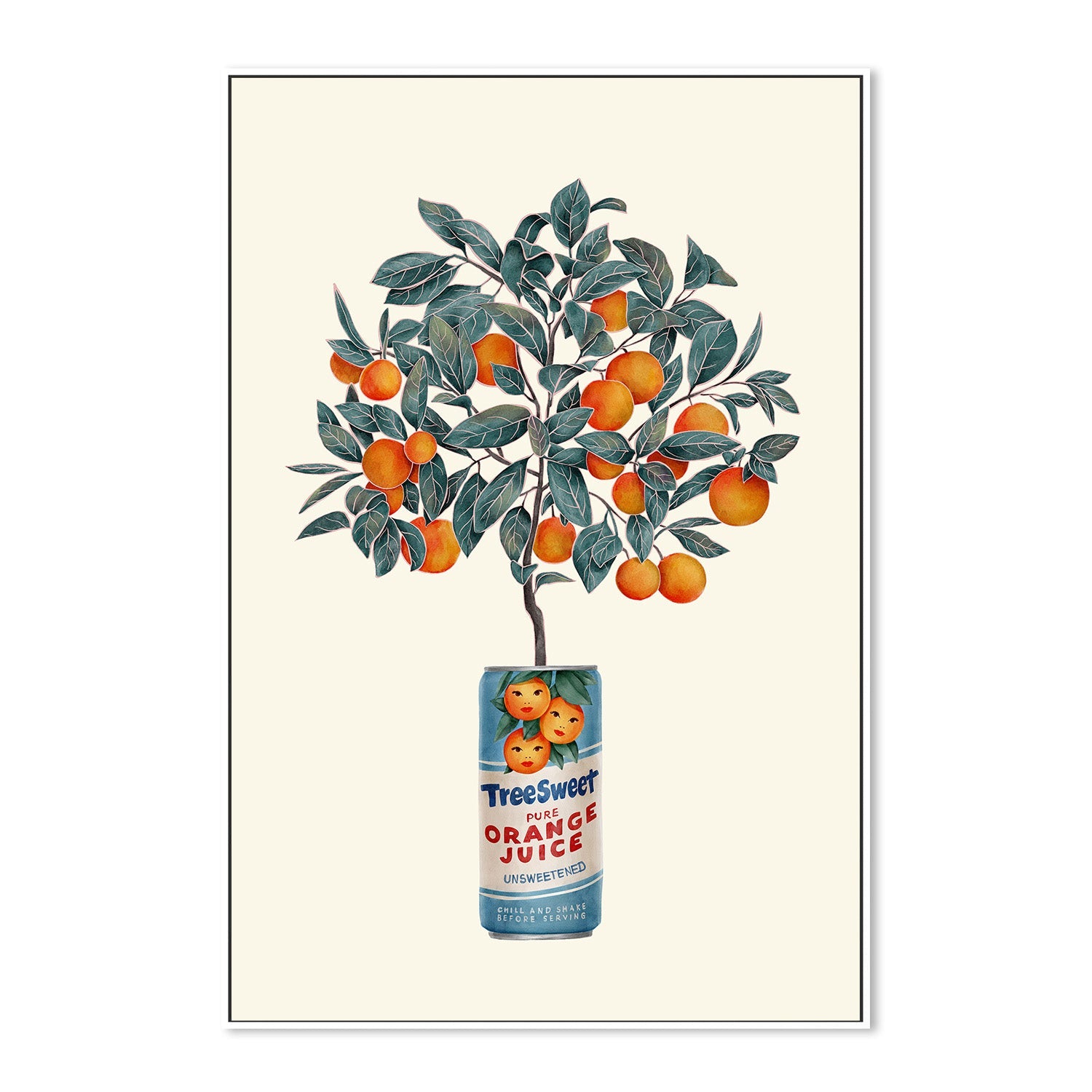 wall-art-print-canvas-poster-framed-Orange Tree-5
