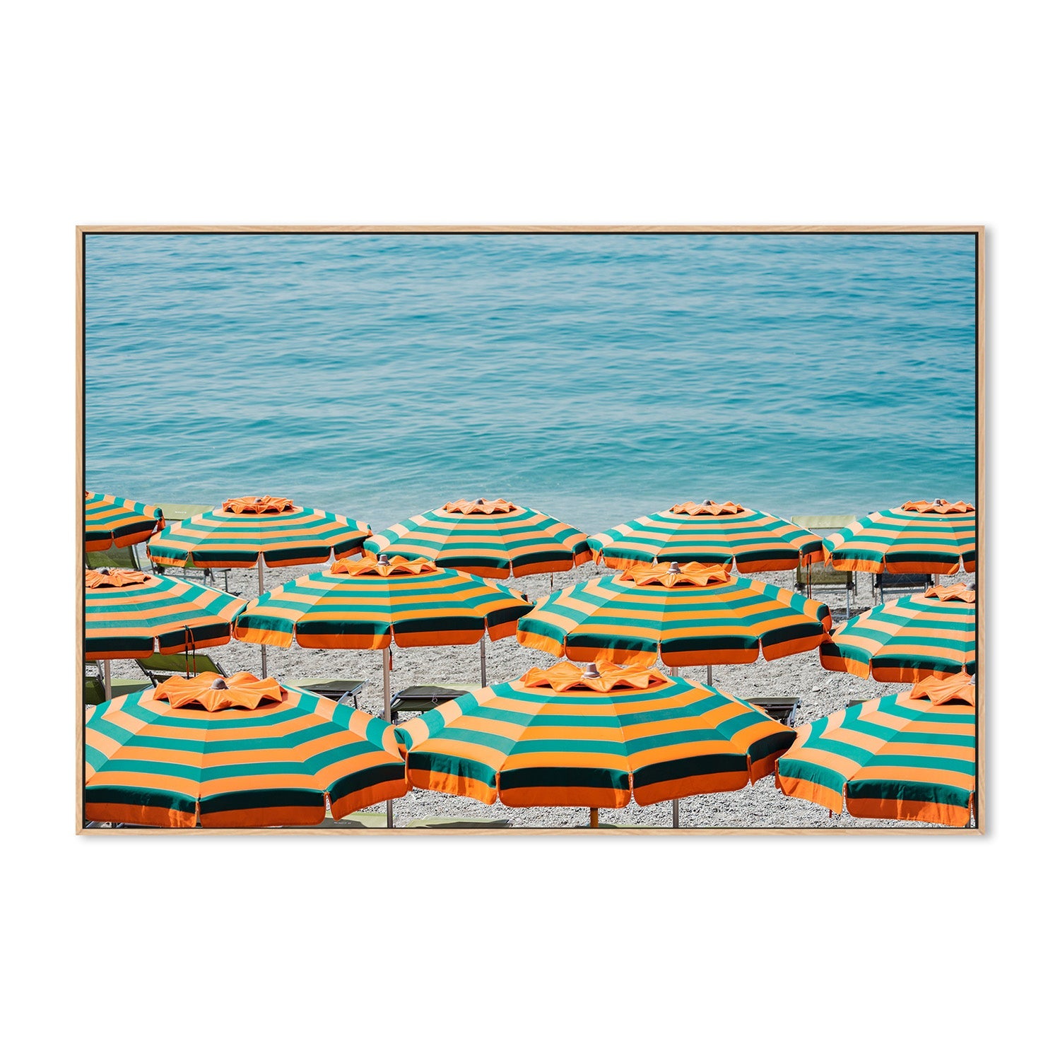 wall-art-print-canvas-poster-framed-Orange Umbrellas-4